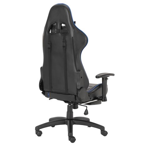 Chaise De Bureau Gaming Alpha Omega Players Imperium Noir Et Bleu Achat Prix Fnac