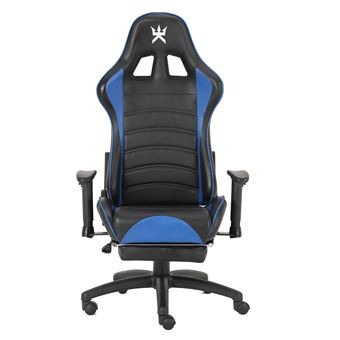 Chaise de bureau gaming Alpha Omega Players Impérium Noir et Bleu