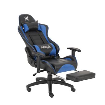 Chaise de bureau gaming Alpha Omega Players Impérium Noir et Bleu