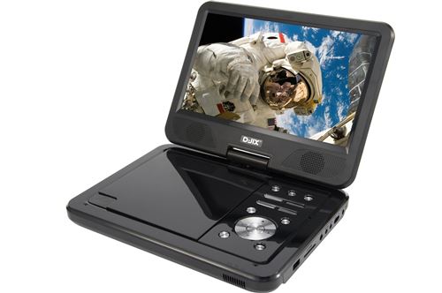 D-JIX PVS1006-20 Lecteur DVD portable 10 rotatif - Noir