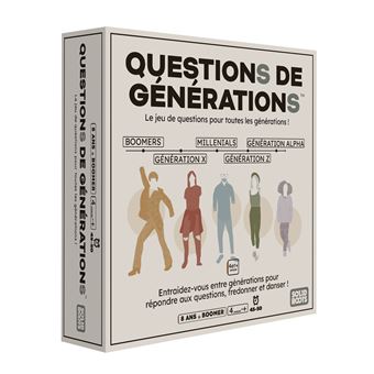 Jeu de culture générale Spin Master Games Questions de Générations - 1