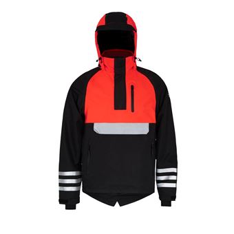 Anorak imperméable Urban Circus Optimiste Taille M Rouge et Noir - 1