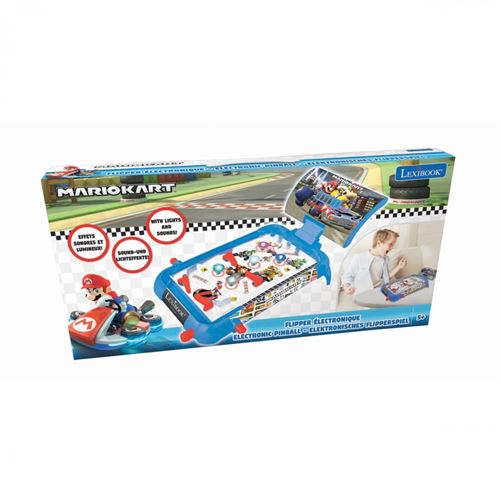 Flipper Électronique Lexibook Mario Kart Avec Effets Sonores Et Lumineux