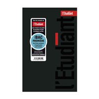 Agenda scolaire journalier l’Etudiant Bac Première Année 2025-2026 12 x 18 cm Noir