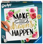 Peinture au numéro Ravensburger Creart Format carré Make your dreams happen