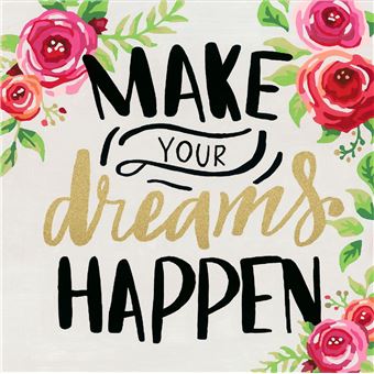 Peinture au numéro Ravensburger Creart Format carré Make your dreams happen