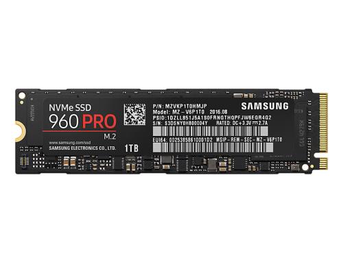 Disque SSD Interne Samsung 960 Pro Nvme M.2 1 To Noir