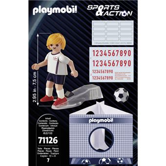 Playmobil 71126 Joueur de football Anglais