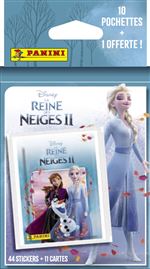 Jeu de cartes Panini La Reine des Neiges 2 Blister 11 pochettes