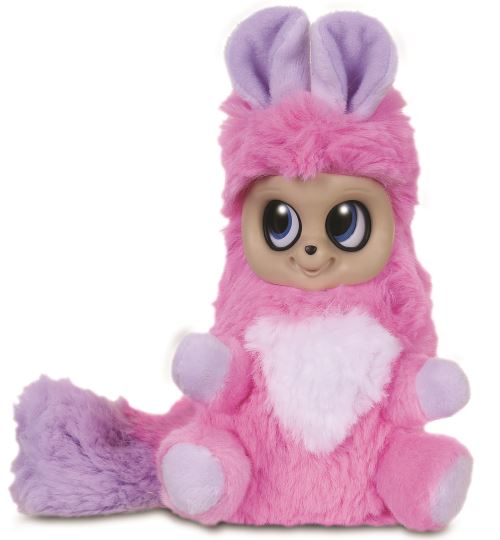 Peluche Bush Baby Bean Bag Issi Jemini 16 cm Rose