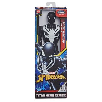 Figurine Spiderman Marvel Titan Hero Blast Gear Black Suit Spider-Man 30 cm