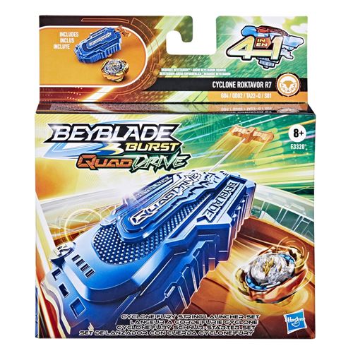 Lanceur à corde Beyblade Burst Quadrive Furie Cyclone État correct - Beyblade reconditionné disponible sur Fnac