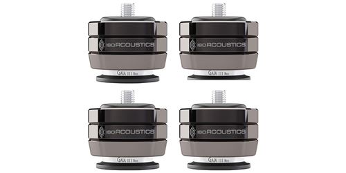 Supports pour enceintes Iso Acoustics GAIA III Neo Chrome vendus par 4 pieces
