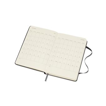 Agenda scolaire semainier Moleskine Pocket Couverture rigide 2021-2022 Noir