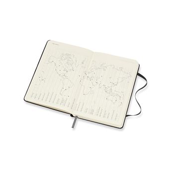 Agenda scolaire semainier Moleskine Pocket Couverture rigide 2021-2022 Noir