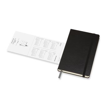 Agenda scolaire semainier Moleskine Pocket Couverture rigide 2021-2022 Noir