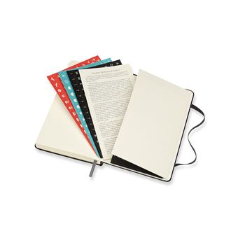 Agenda scolaire semainier Moleskine Pocket Couverture rigide 2021-2022 Noir
