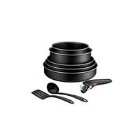 Casserolies Tefal Ingenio Lot 8 pieces Generous Cook L3129802 Noir