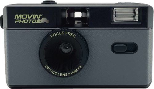Appareil Photo Argentique Movincam 35mm – Réutilisable, Flash Intégré