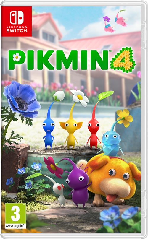 Pochette avant du jeu Pikmin 4 Nintendo Switch