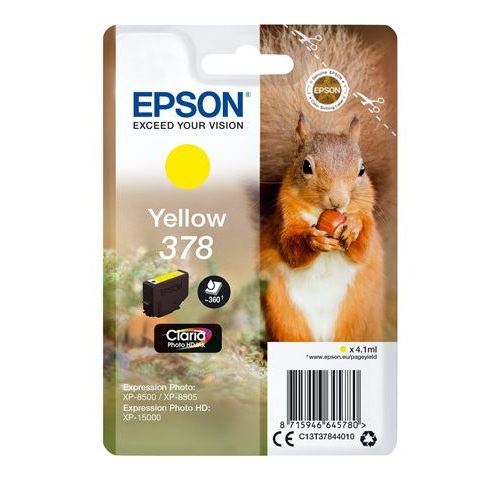 Cartouche d'encre Epson Ecureuil 378 Jaune