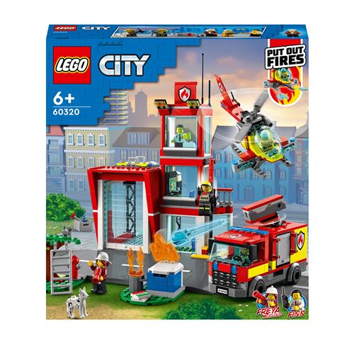 LEGO® City 60320 La caserne des pompiers État correct - Lego City reconditionné disponible sur Fnac