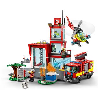 Lego 60321 city fire la brigade pompiers set de construction avec flammes  minifigures jouet camion pour enfants des 7 ans - La Poste