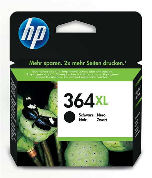 HP 364XL Cartouche d'encre noire grande capacité authentique (CN684EE) pour HP DeskJet 3070A et HP Photosmart 5525/6525