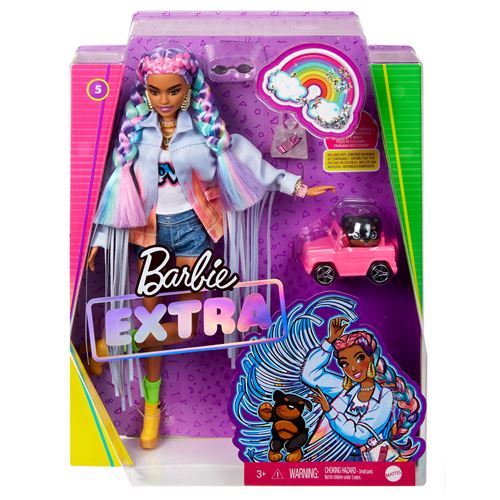 Poupée Barbie Extra veste à franges