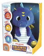 Jouet musical Jemini Léon le dragon avec enceinte connectée 21 cm