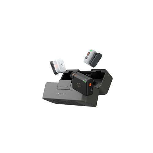 Microphone sans fil Dji Mic Mini 2S + 2 Emetteurs TX + 1 Récepteur RX + Boîtier de recharge