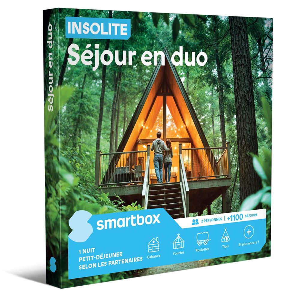 Coffret Smartbox – Séjour Idyllique En Amoureux – Valeur 149,90€