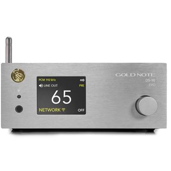 Lecteur réseau HiFi Gold Note DS-10 Evo Argent