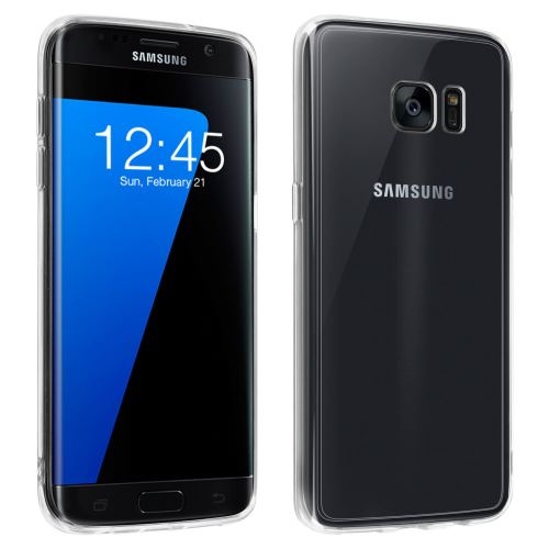 Coque Crystal + Bumper antichocs Samsung Galaxy S7 Edge - Transparent