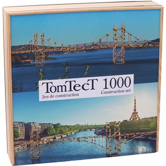 Jeu de construction en bois Tomtec 1000 pièces