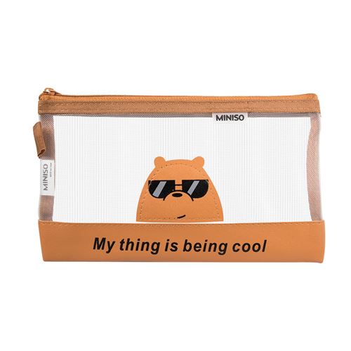 Pochette à documents Miniso A6 We Bare Bears Grizzly