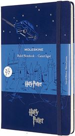 Harry Potter carnet ligne grand format bleu