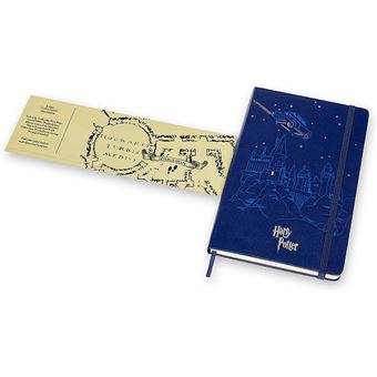 Harry Potter carnet ligne grand format bleu