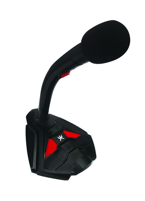 Microphone Gaming Rétro-Éclairé Alpha Omega Players Live M19 Noir