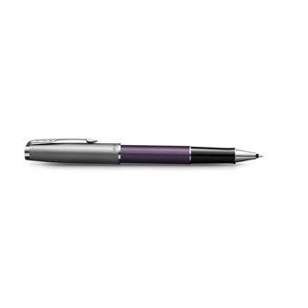 PARKER Sonnet Essentiel Stylo roller, Violet, Recharge noire pointe fine, Coffret cadeau