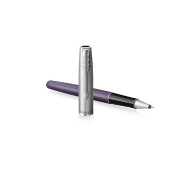 PARKER Sonnet Essentiel Stylo roller, Violet, Recharge noire pointe fine, Coffret cadeau