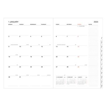 Agenda scolaire Mark's Flower 2022 2023 A5 Turquoise