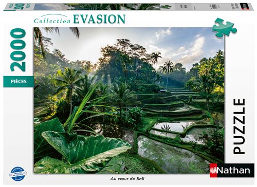 Puzzle 2000 pièces Nathan Au cœur de Bali