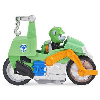 Véhicule et Figurine Rocky Pat Patrouille Moto Pups - Voiture