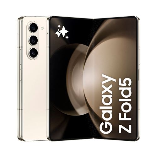 Smartphone Samsung Galaxy Z Fold5 7.6 5G Nano SIM 512 Go Crème
