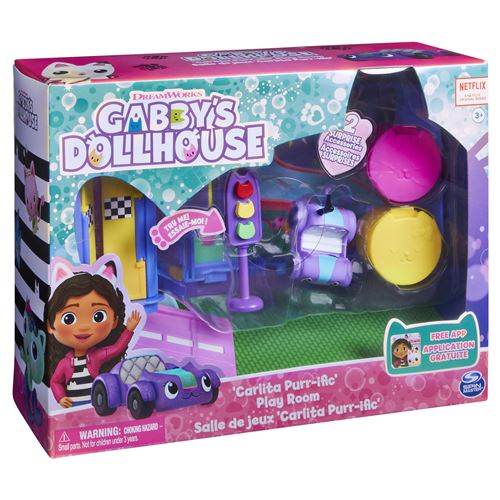 Gabby et la Maison Magique - Gabby's Dollhouse - Playset Deluxe La Salle De Jeu Chabriolette & Gabby et la Maison Magique - Playset La Salle De Gabby et la Maison Magique - Gabby's Dollhouse - Playset Deluxe La Salle De Jeu Chabriolette & Gabby et la Maison Magique - Playset La Salle De