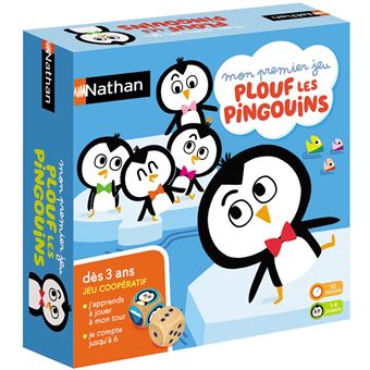 Jeu de société Nathan Plouf les pingouins - Jeux classiques