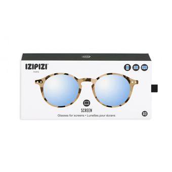 Lunettes pour écrans Izipizi forme ronde Light Tortoise