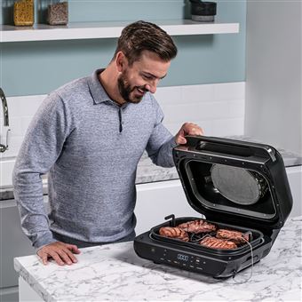 Grill d’intérieur Ninja Foodi AG551EU Airfryer 2460 W Noir et Gris
