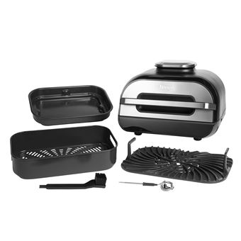 Grill d’intérieur Ninja Foodi AG551EU Airfryer 2460 W Noir et Gris